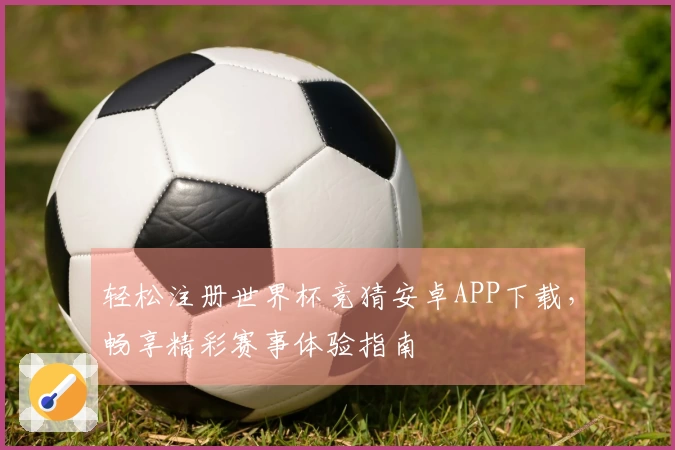 轻松注册世界杯竞猜安卓APP下载，畅享精彩赛事体验指南